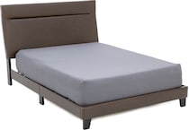 ashy brown queen bed package   