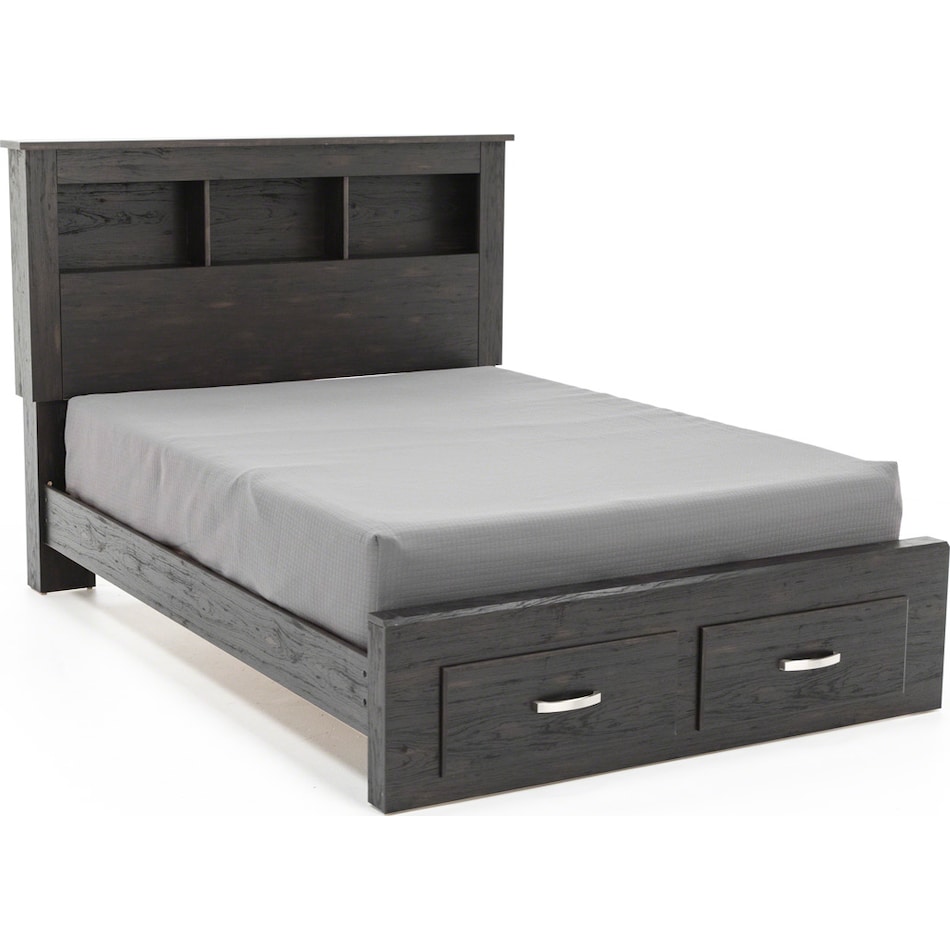 ashy brown queen bed package qp  