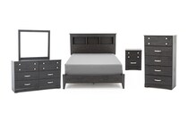 ashy brown queen bed package qp  