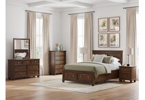 ashy brown queen bed package sqp  