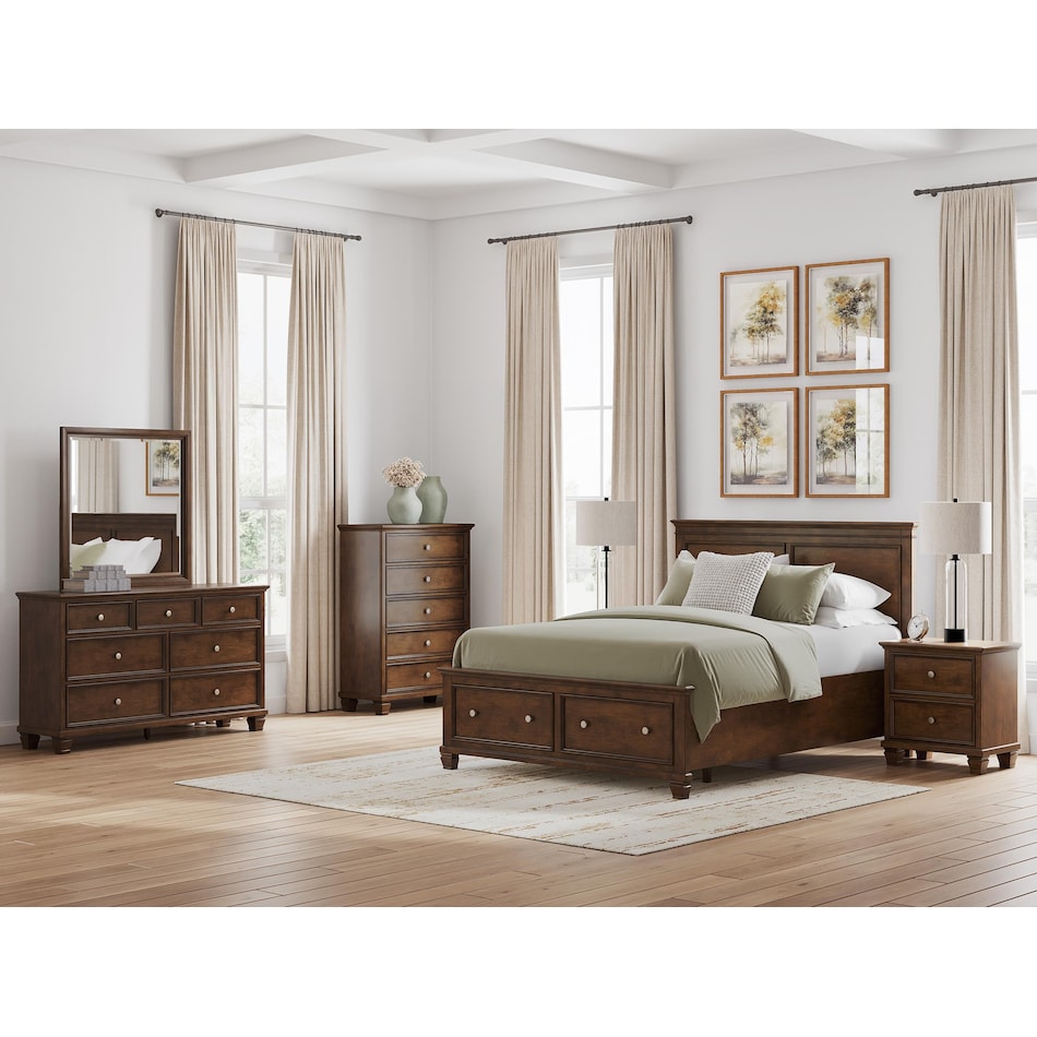 ashy brown queen bed package sqp  