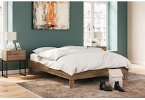 ashy brown queen platform slats supports lifestyle image   