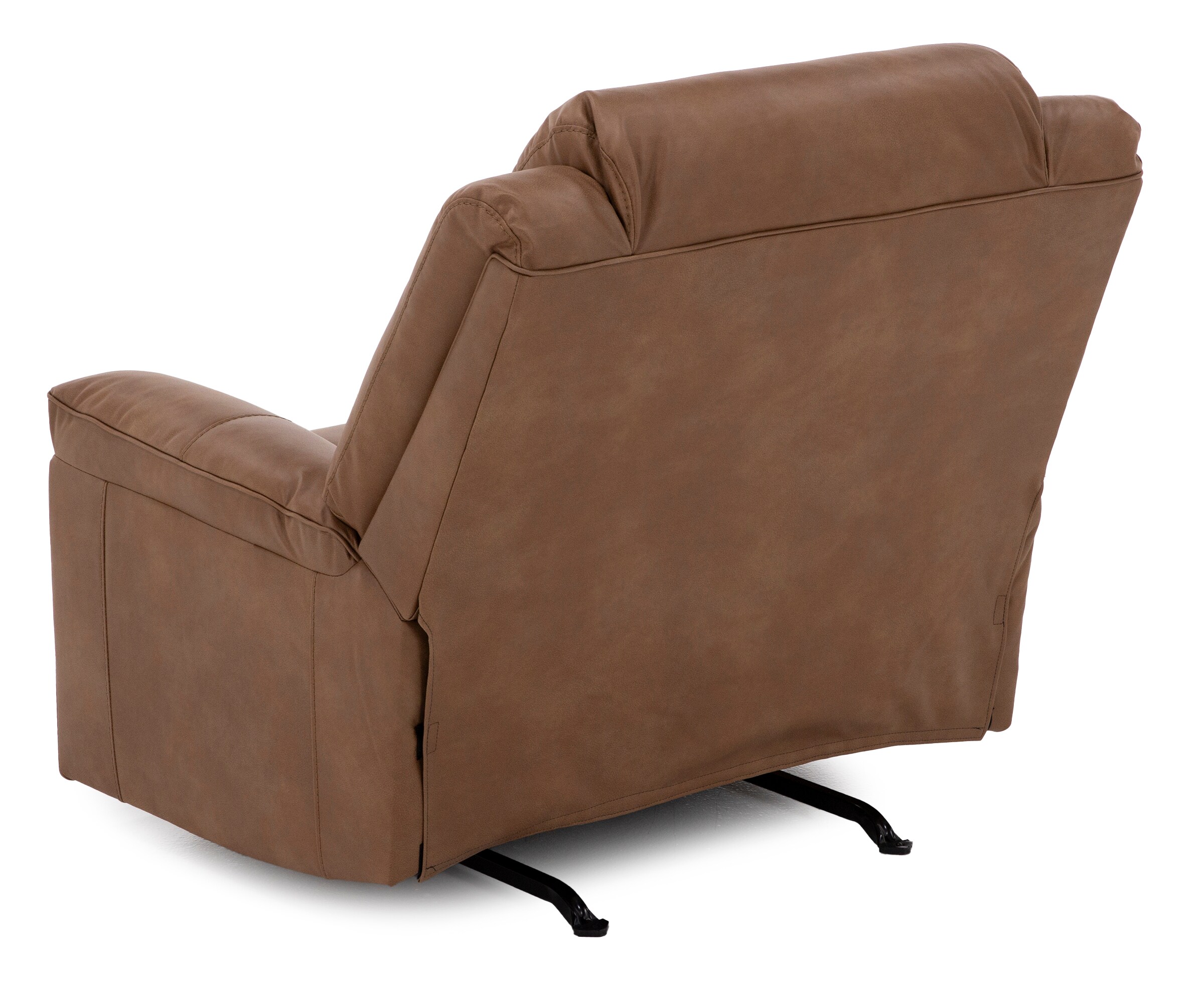 Stanley Oversized Rocker Recliner in Caramel | Steinhafels