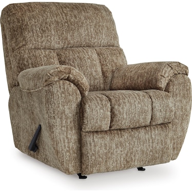 Terry Rocker Recliner in Taupe