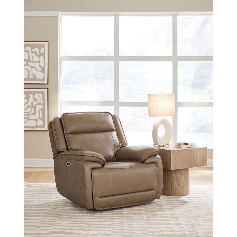 ashy brown recliner lifestyle image z  