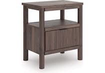 ashy brown single drawer   