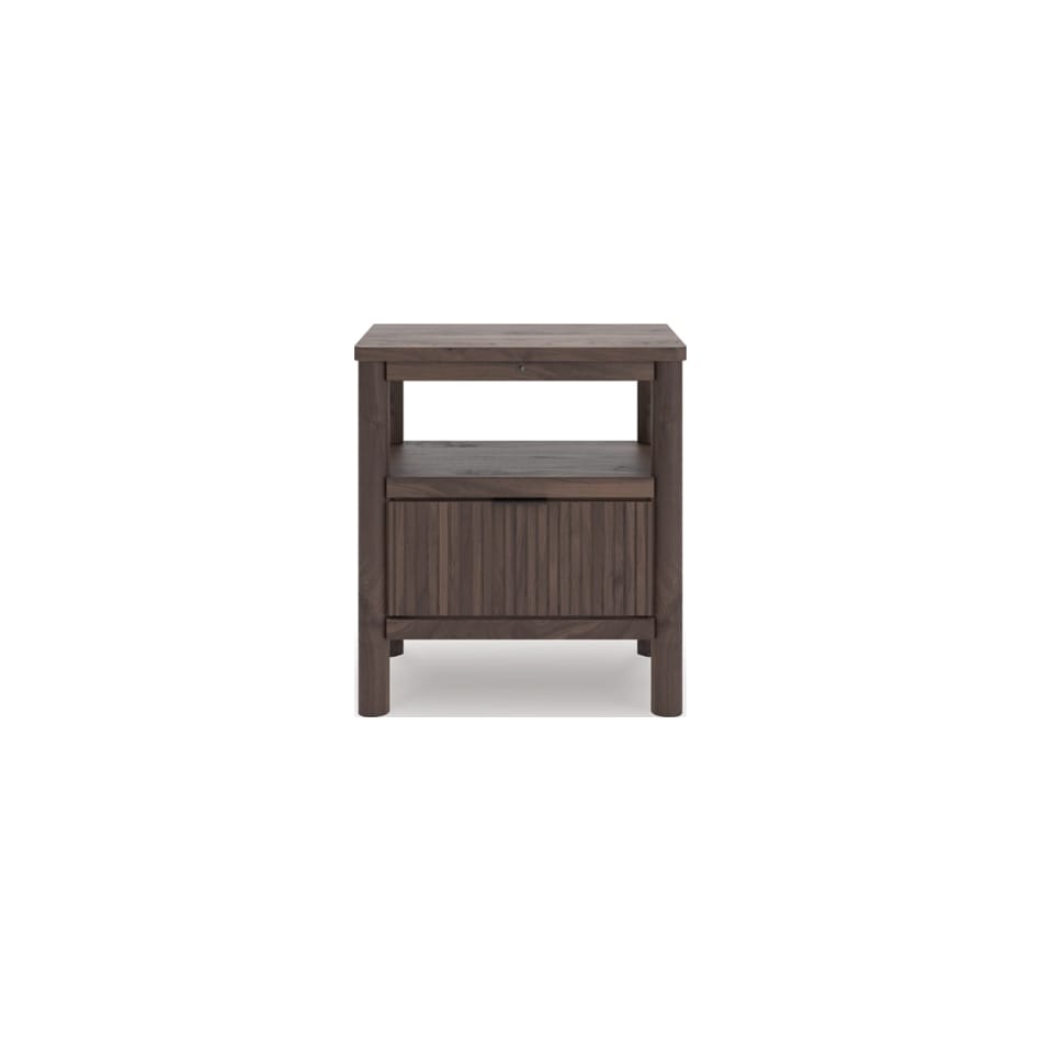 ashy brown single drawer   