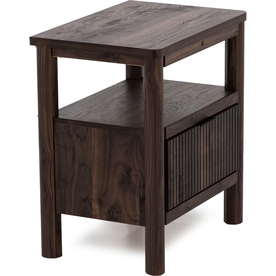 ashy brown single drawer   