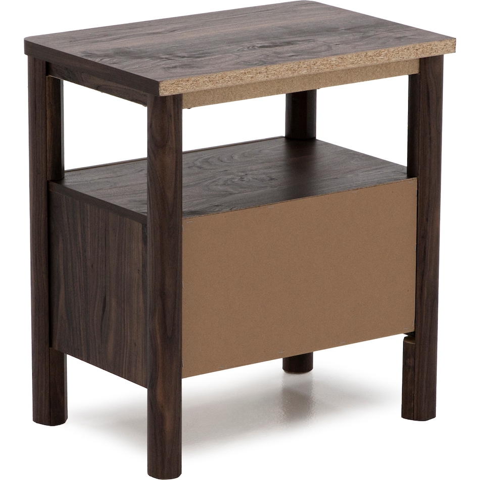 ashy brown single drawer   
