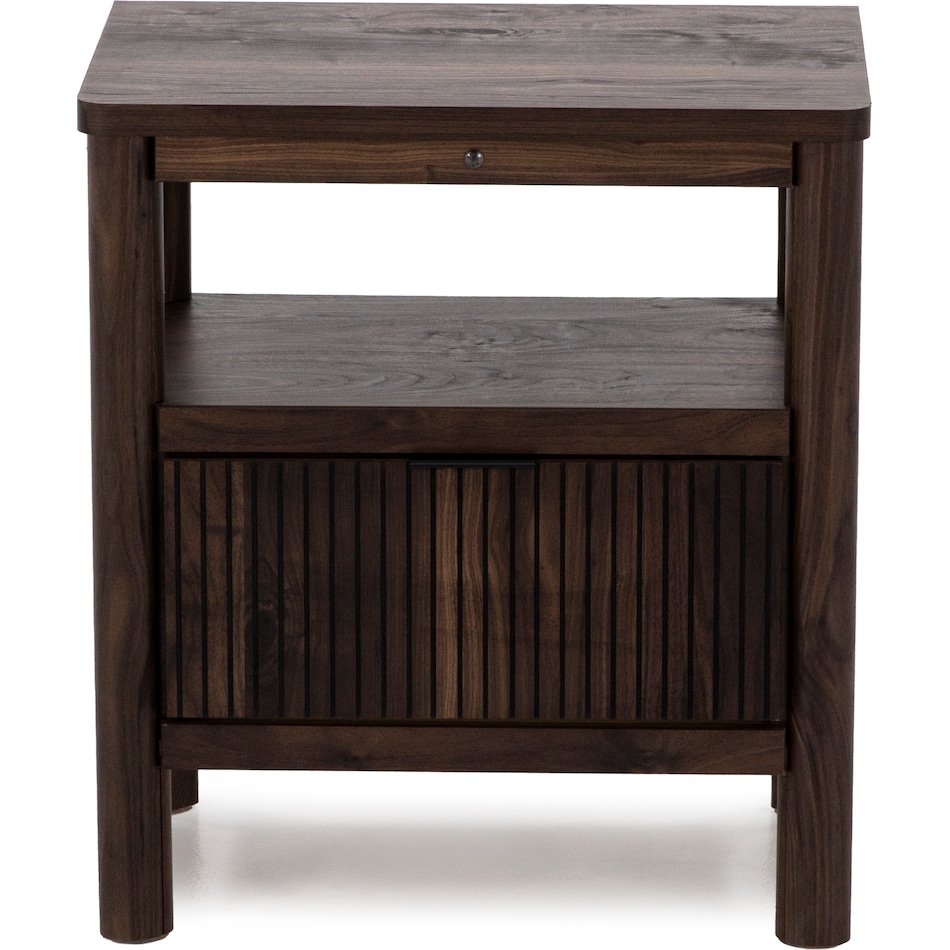 ashy brown single drawer   
