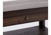 ashy brown single drawer   