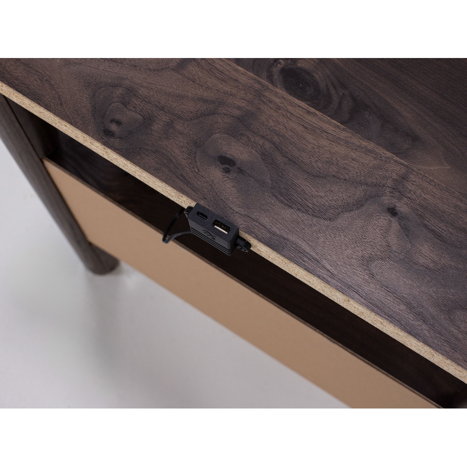 ashy brown single drawer   