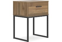 ashy brown single drawer   