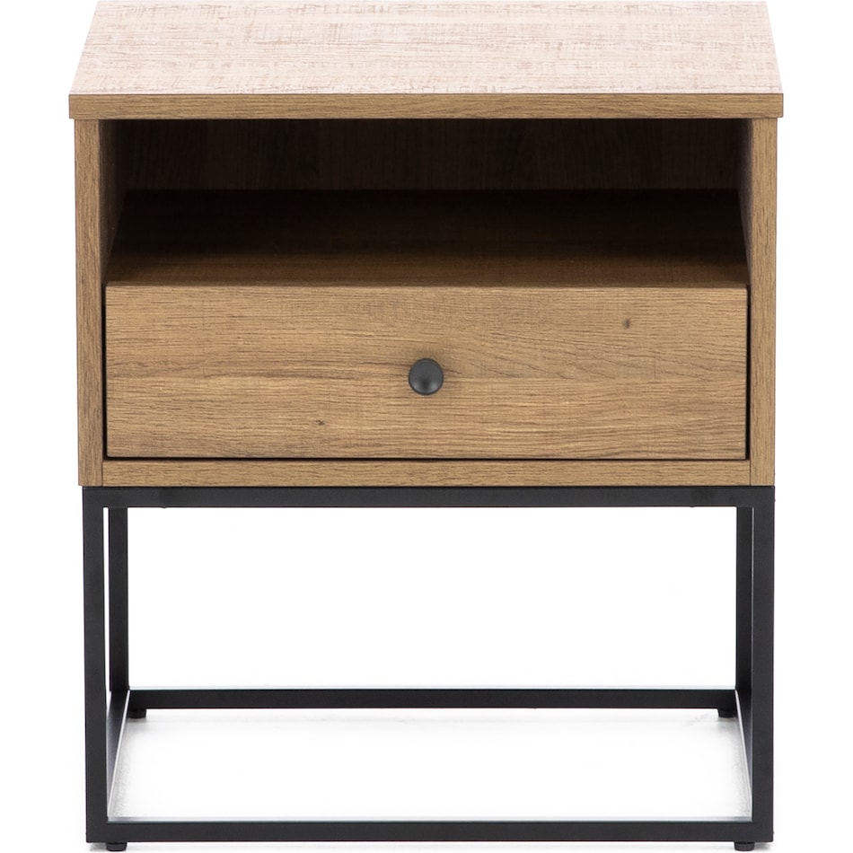 ashy brown single drawer   