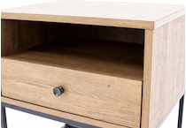 ashy brown single drawer   