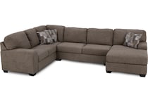 ashy brown sta fab sectional pieces zpkg  