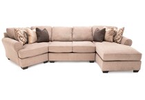 ashy brown sta fab sectional pieces pkg  