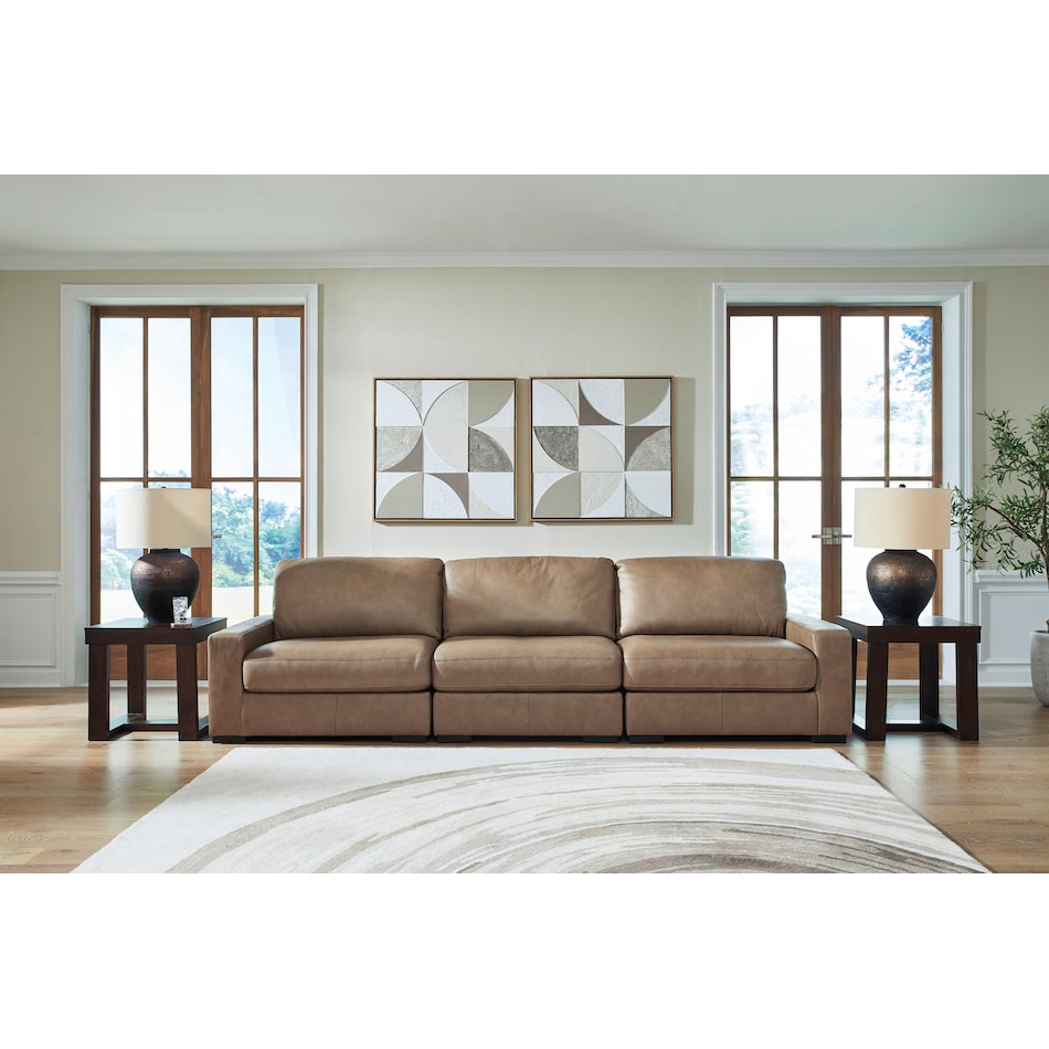 ashy brown sta lth sectional pkg  