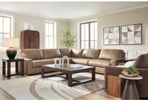 ashy brown sta lth sectional pkg  