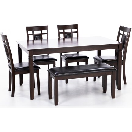 Customer Assembles Bentley 6-Pc. Dining Set Includes Bench