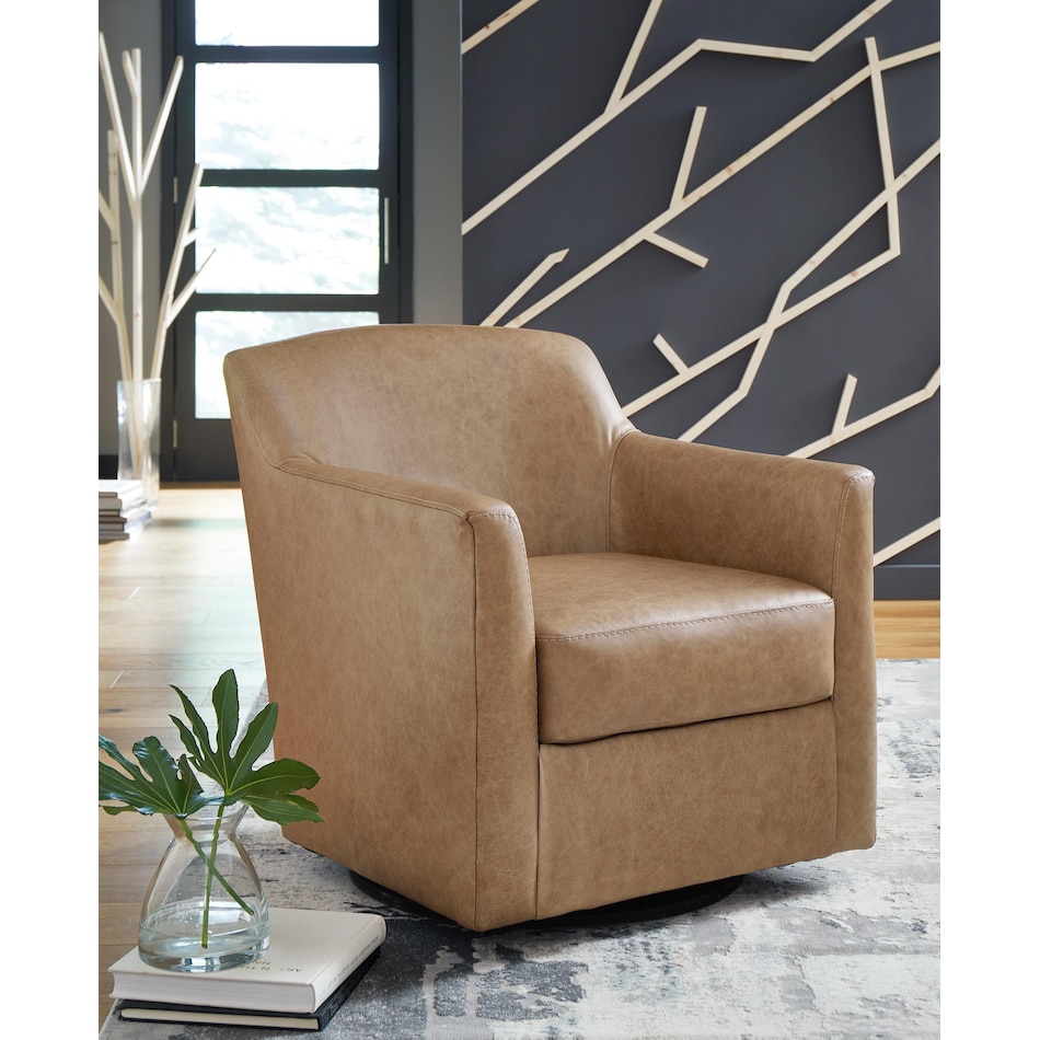 ashy brown swivel chair z  