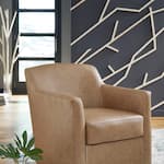 ashy brown swivel chair z  