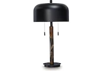 ashy brown table lamp   