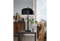 ashy brown table lamp   