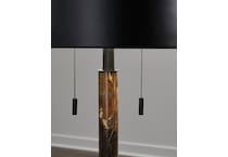ashy brown table lamp   