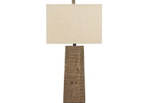 ashy brown table lamp   