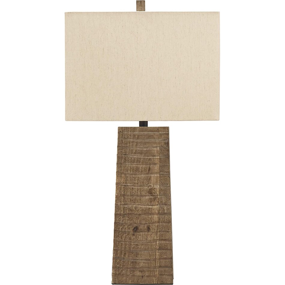 ashy brown table lamp   