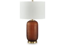 ashy brown table lamp   