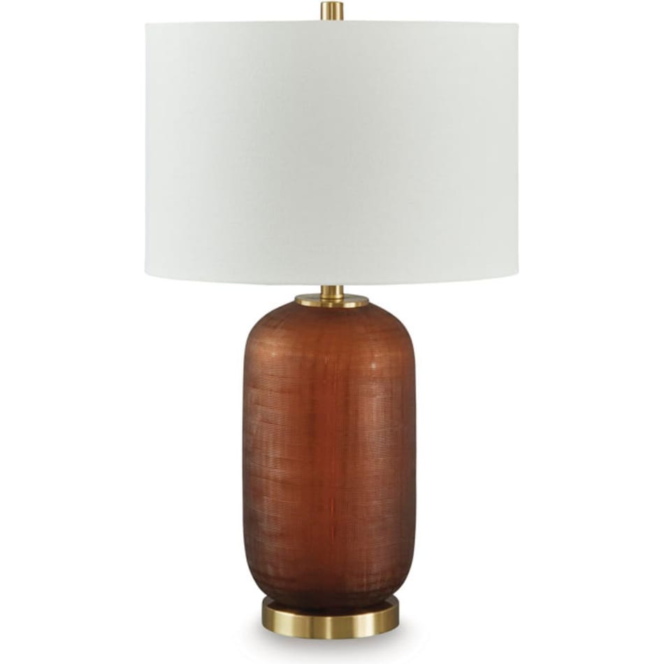 ashy brown table lamp   