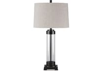 ashy brown table lamp   