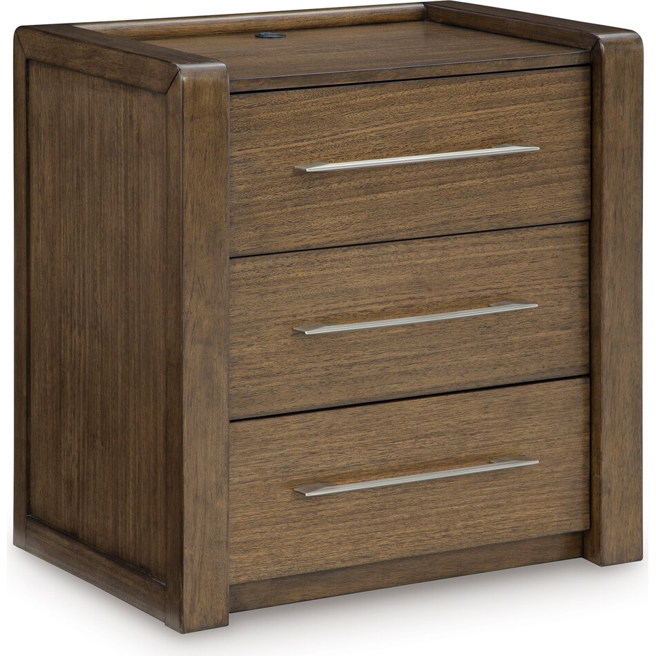 ashy brown three drawer   