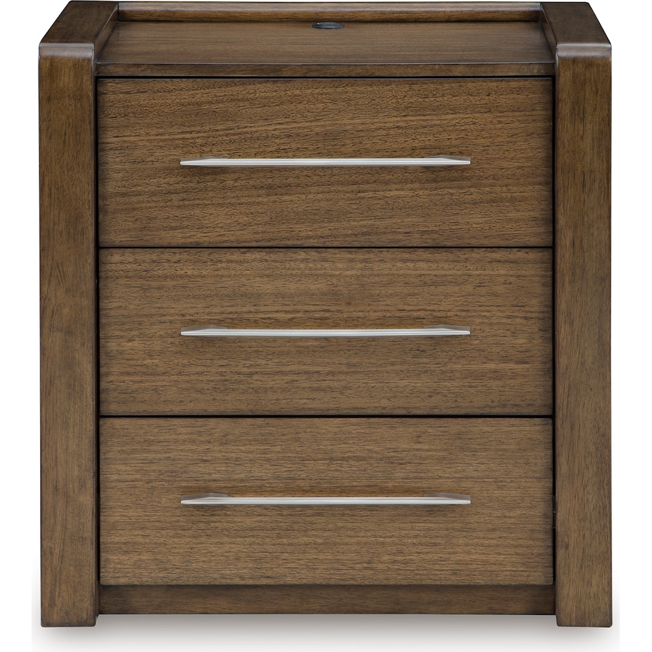 ashy brown three drawer   