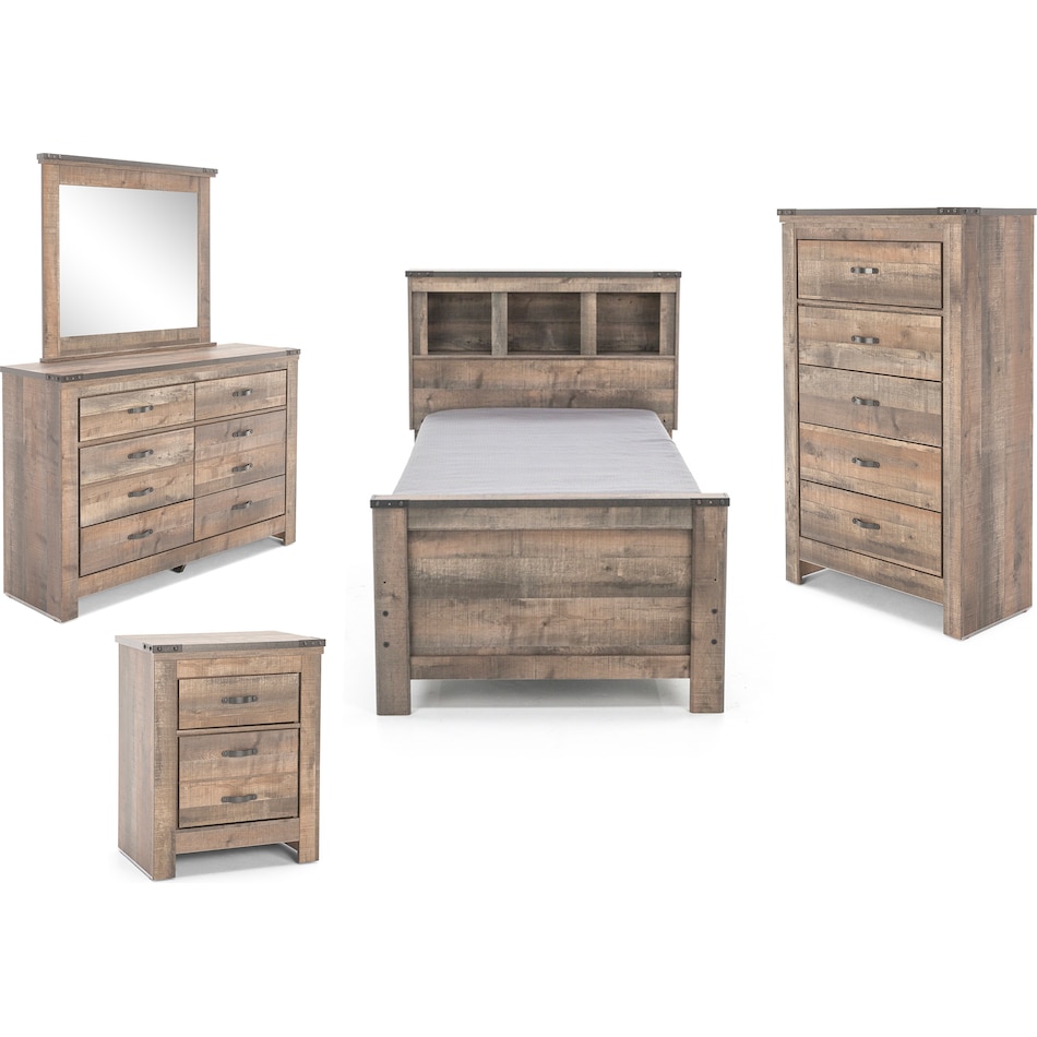 ashy brown twin bed package t  