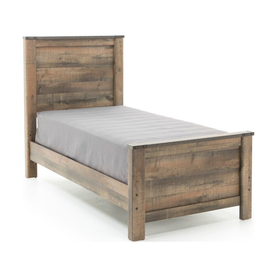 ashy brown twin bed package tpb  