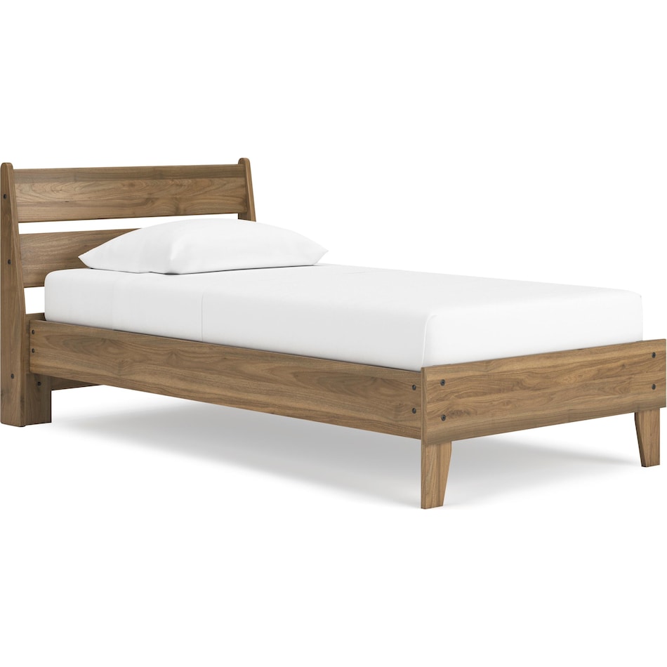 ashy brown twin bed package ptp  