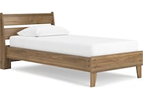 ashy brown twin bed package ptp  