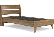 ashy brown twin bed package ptp  