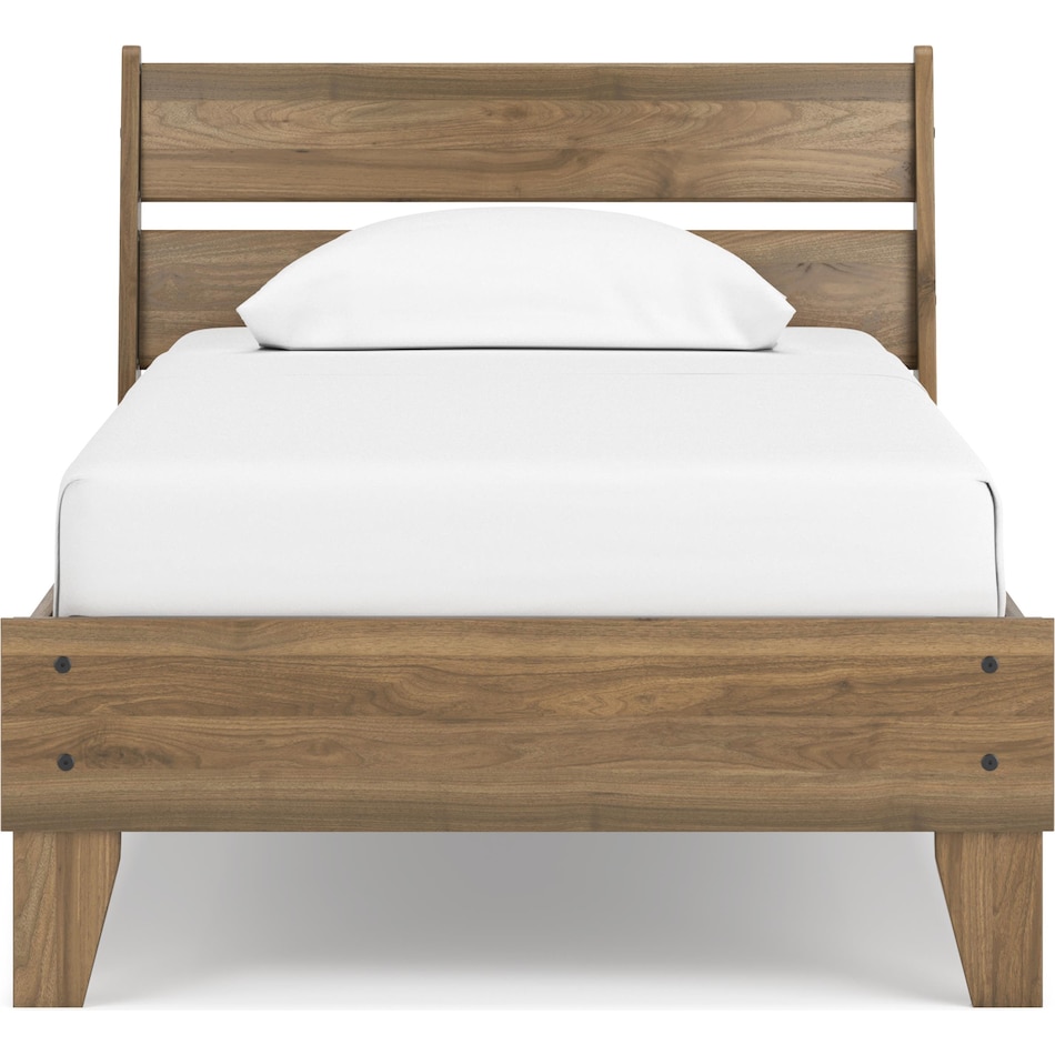 ashy brown twin bed package ptp  