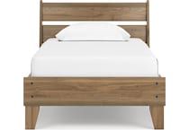 ashy brown twin bed package ptp  