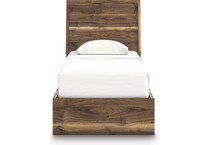 ashy brown twin bed package ptp  