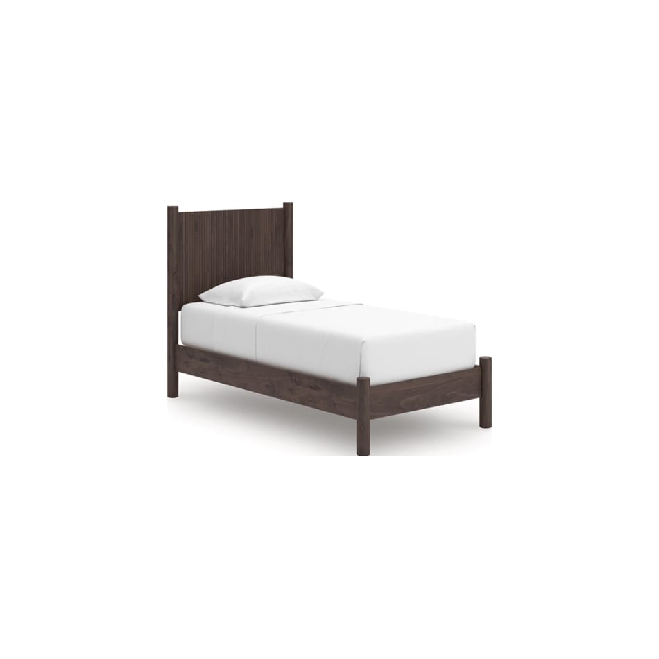 ashy brown twin bed package ptp  