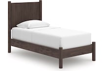 ashy brown twin bed package ptp  