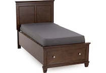 ashy brown twin bed package stp  