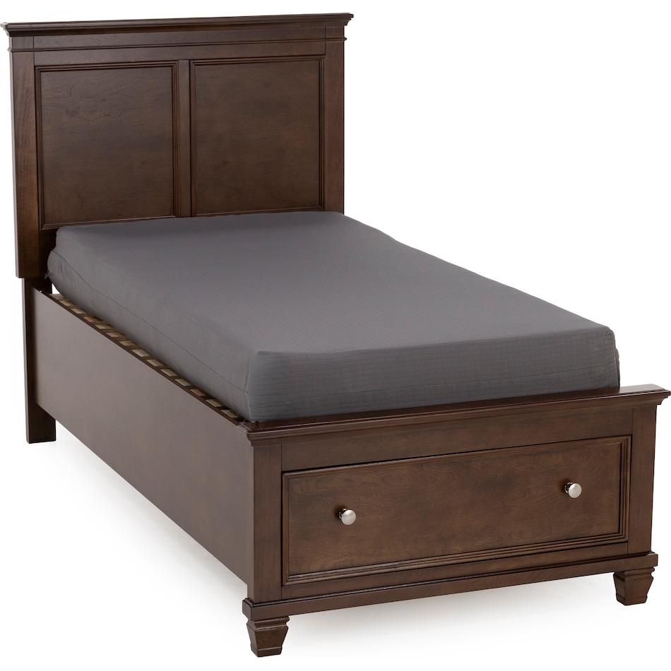 ashy brown twin bed package stp  