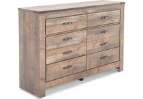 ashy brown twin bed package tfc  