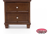 ashy brown two drawer  image   